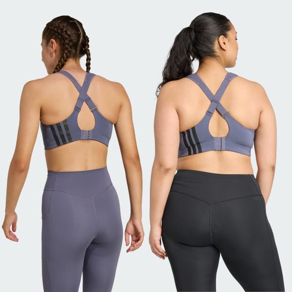 Violeta Top deportivo de soporte alto para deportes de impacto TLRD