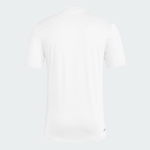 adidas MENS SHORT SLEEVE PREGAME T-SHIRT - White | Free Shipping