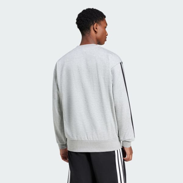 Gris Polerón Essentials Fleece 3 Tiras