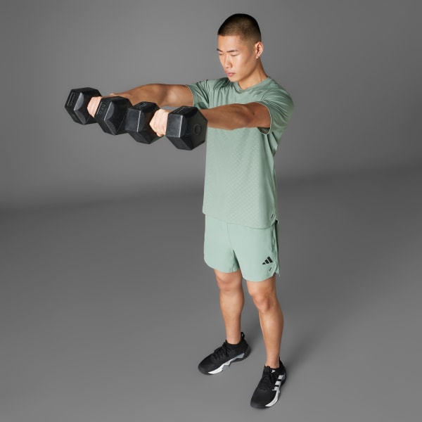 ★ adidas★ Power 3S Tea JI8214 adidas Power 3-Stripes Tee - Green | adidas Australia