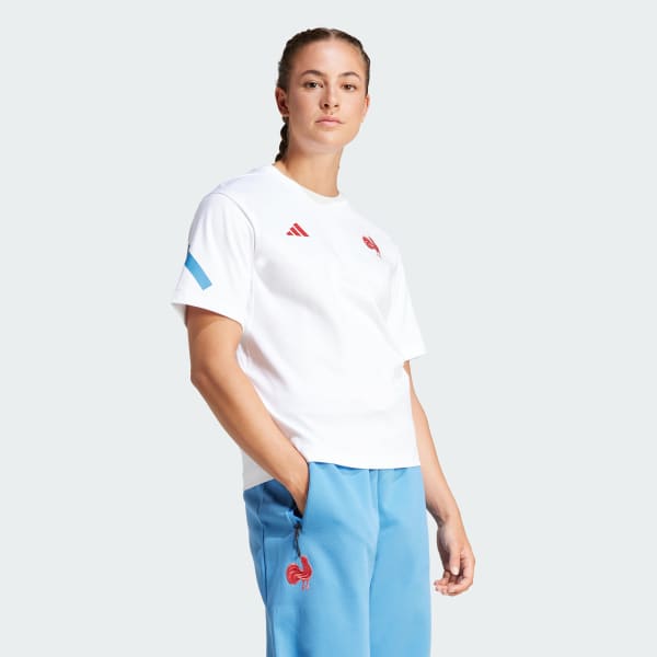 Hvid France Travel Z.N.E. T-shirt