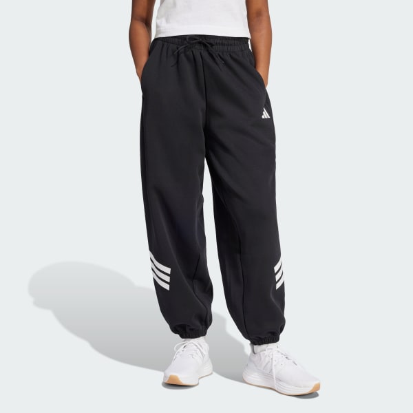 Black Future Icons 3-Stripes Parachute Pants
