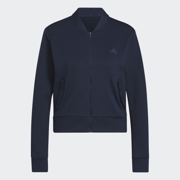 Navy blue adidas bomber jacket clearance