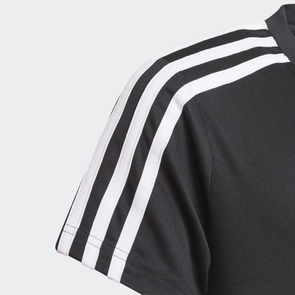 Negro Camiseta Designed 2 Move 3 Rayas