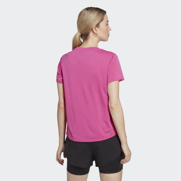 Rosado Polo de Entrenamiento Sweat-Conceal HEAT.RDY HIIT