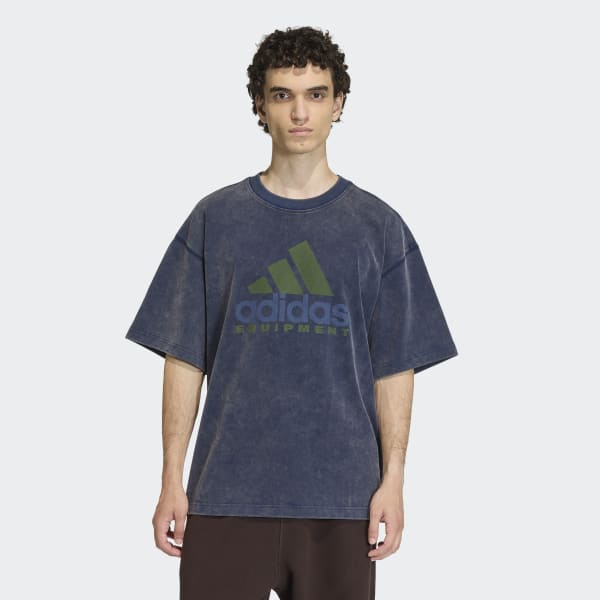 アディダス アディダス エキップメント 半袖Tシャツ - ブルー