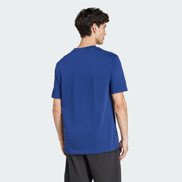 Blau Essentials Small Logo Single Jersey T-Shirt