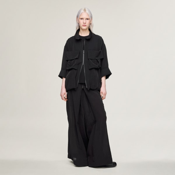 Svart Y-3 UT Short Sleeve Treningsoverdel