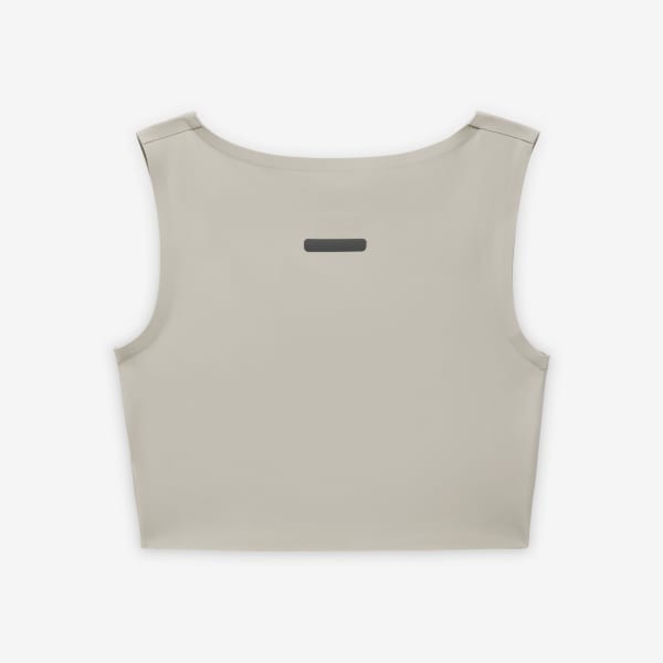 Beige Fear of God Athletics Womens Cropped Tank Top
