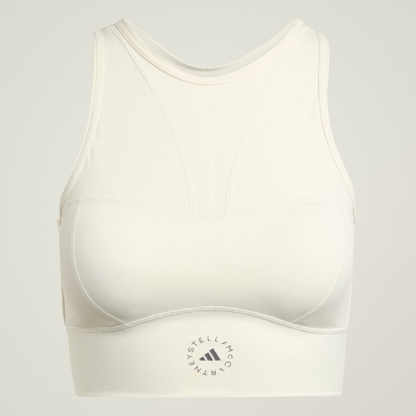 Beige adidas By Stella McCartney Training croptop