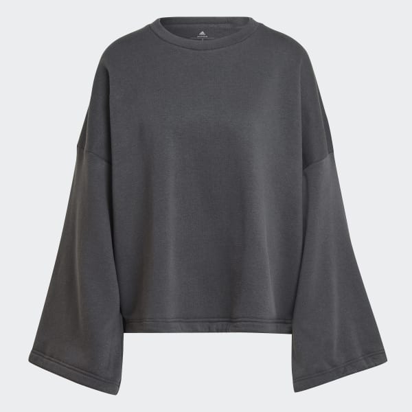 Szary Studio Lounge Fleece Sweatshirt IS464