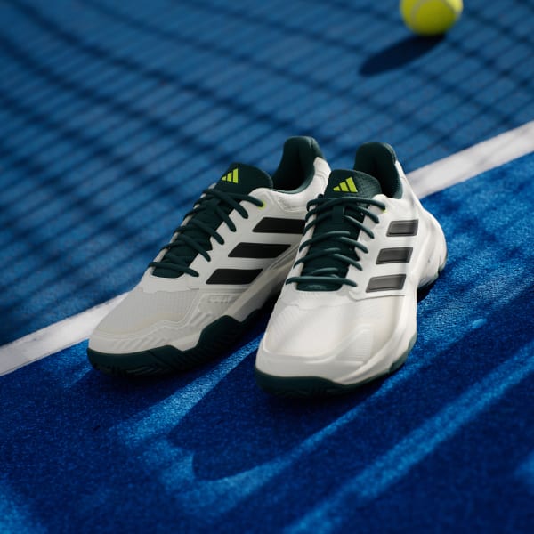 adidas Courtjam Control 3 Tennis Shoes - White | Free