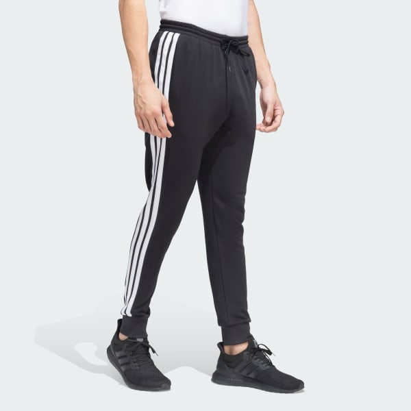 Black 3 Stripes Training Track Pants