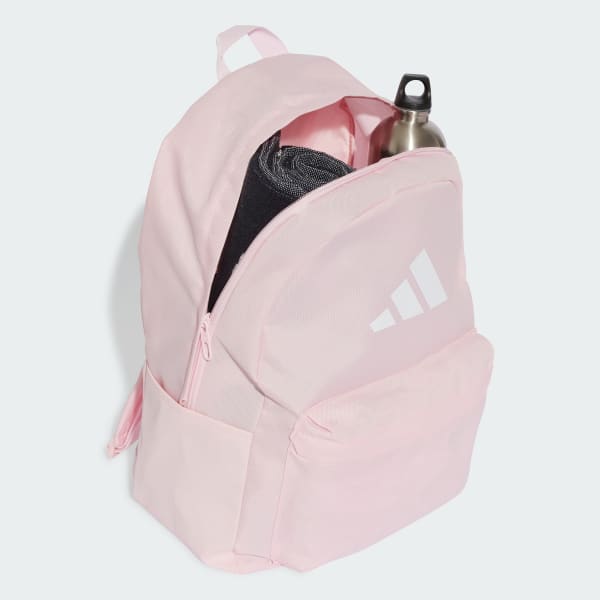 Rosado Mochila Classic 3 Bar Logo