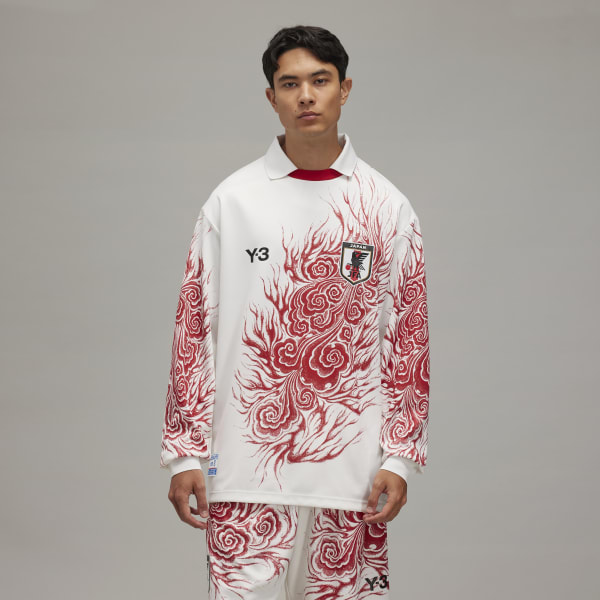 アディダス Y-3 JFA 長袖Tシャツ - ホワイト | アディダス ジャパン