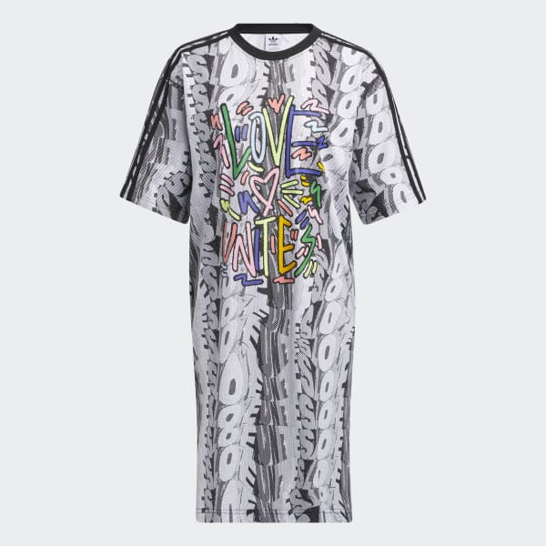 adidas Love Unites Doodle Tee Dress - Multicolor | adidas India