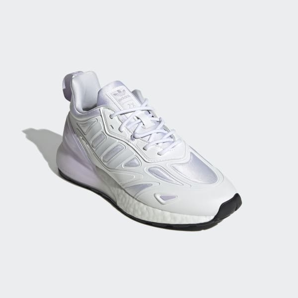 White ZX 2K BOOST 2.0 Shoes