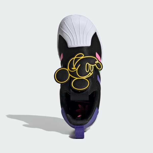 Preto Tênis Infantil adidas Originals x Disney Mickey Superstar 360