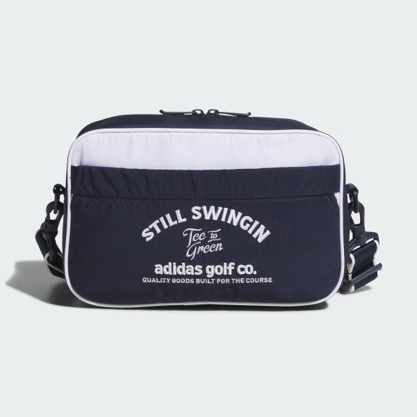 Blue Graphic Round Pouch