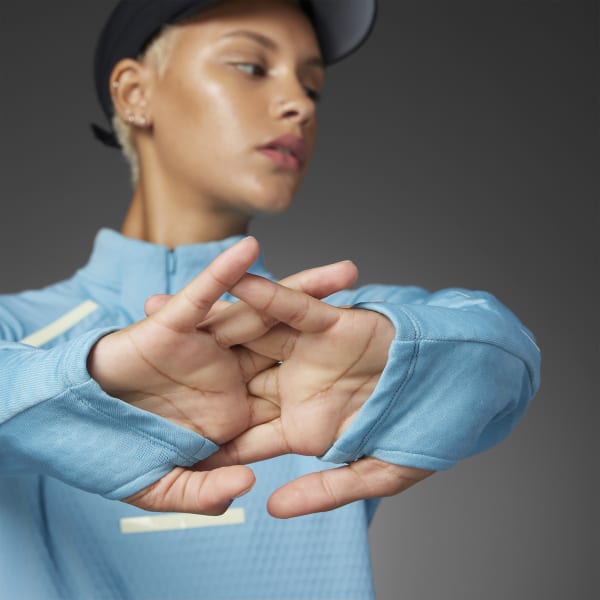Blue Reflect At Night X-City Long Sleeve Running Top