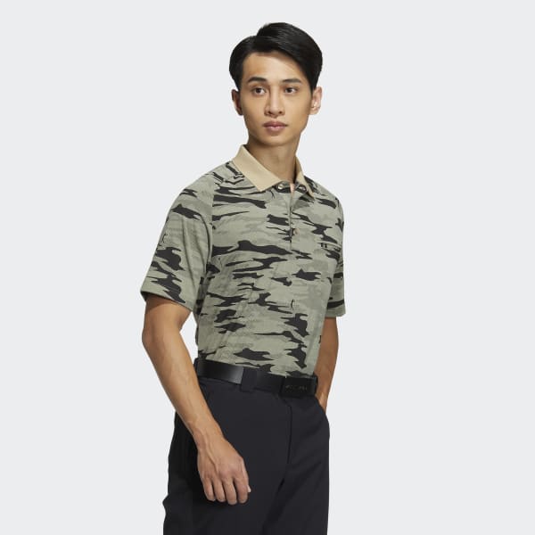 Beige Go-To Camouflage Polo Shirt QH086