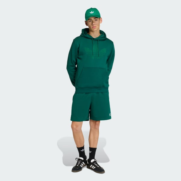 Verde SUDADERA CON GORRO MONOGRAM INFILL