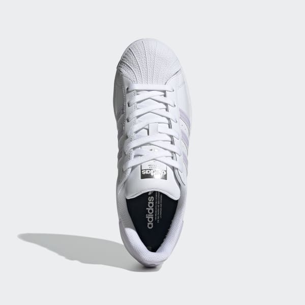 Adidas superstar metal toe Violet enfant on sale