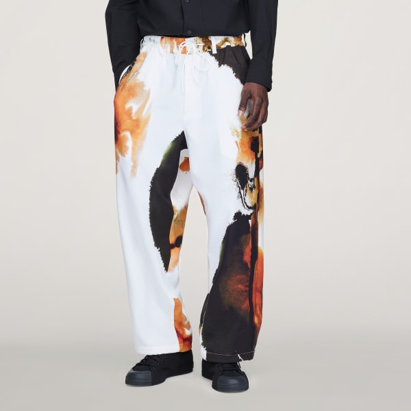 White Y-3 AOP Sport Uniform Track Pants
