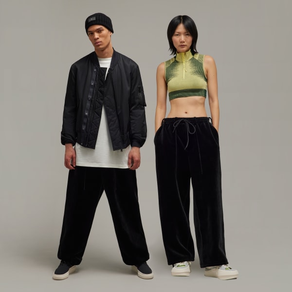 Negro Pants Y-3 Spacer Terciopelo