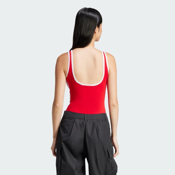 Red Adicolor 3-Stripes Bodysuit
