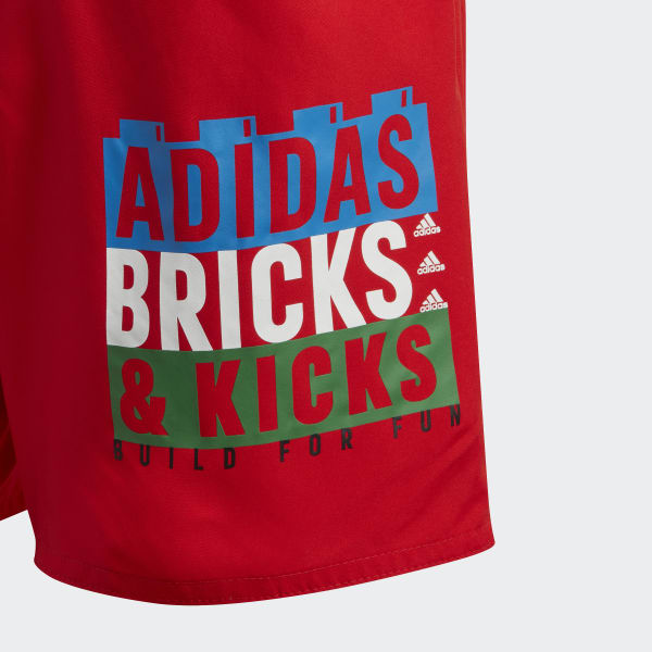Rojo Pantalón corto adidas x LEGO®