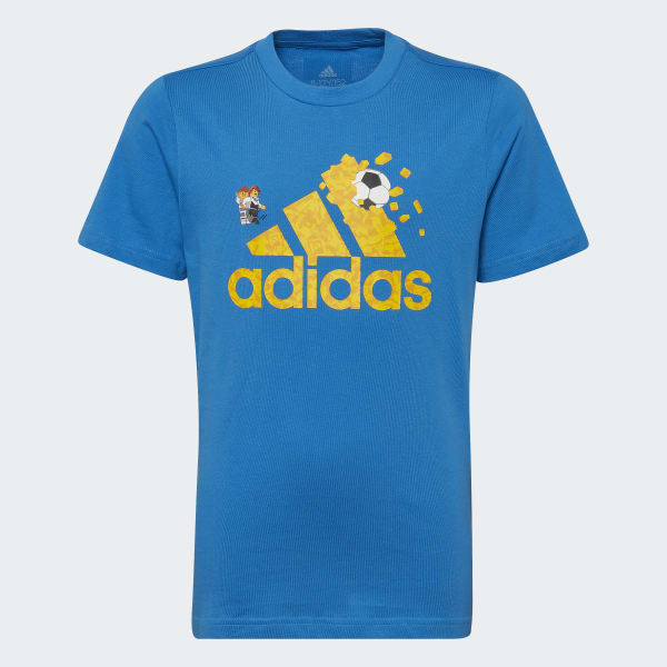 modrá Tričko adidas x LEGO® Football Graphic CO733