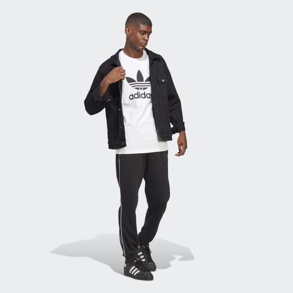 Hvid Adicolor Classics Trefoil T-shirt