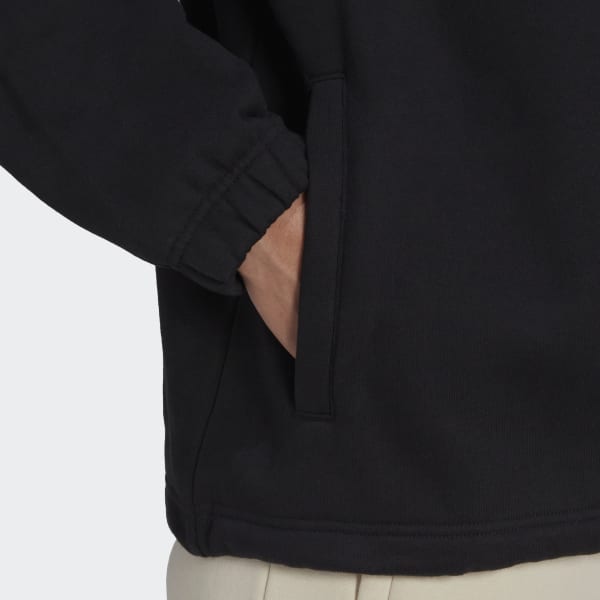 Nero Felpa adicolor Contempo Half-Zip Crew