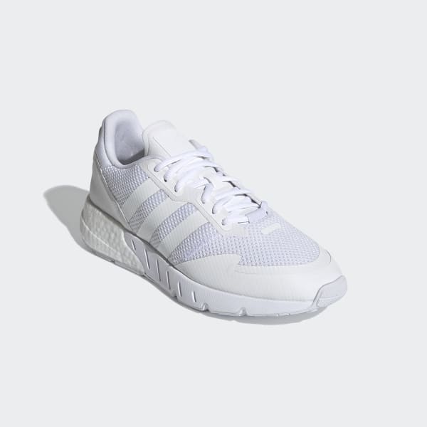 Adidas Originals ZX 1K Boost White Men's Shoes, Size: 10