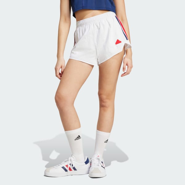 trang Quần Short Hè 3 Sọc Ngắn Tiro