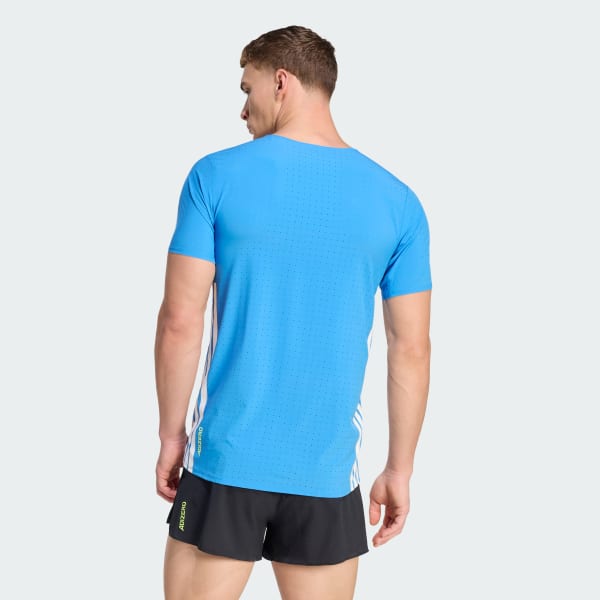 Azul Camiseta Corrida Adizero