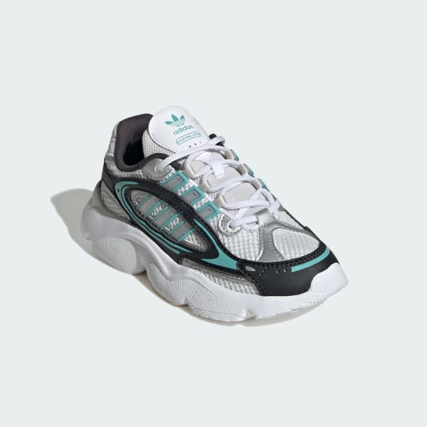 Grigio Ozmillen Elastic Lace Shoes Kids