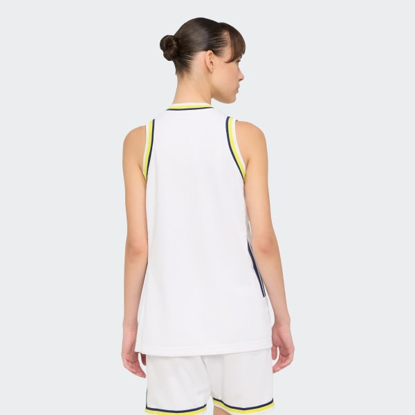 White Fenerbahçe Basketball 25/26 Training Women Jersey