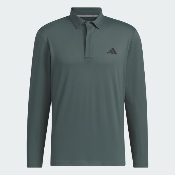 Grey Long Sleeve AEROREADY Polo Shirt