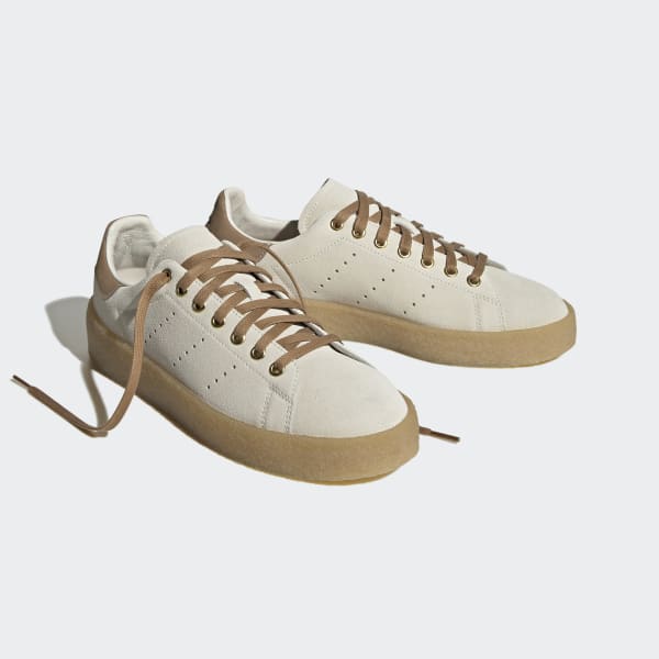 สีขาว รองเท้า Stan Smith Crepe Low