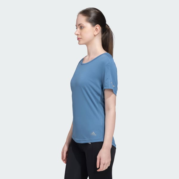 Blue RUN IT TEE