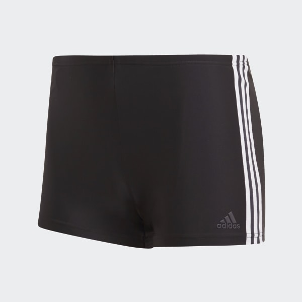 adidas 3-Stripes Swim Boxers - Black | adidas UK