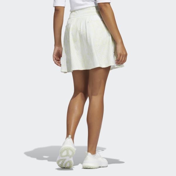 White Printed Frill Golf Skirt SV016