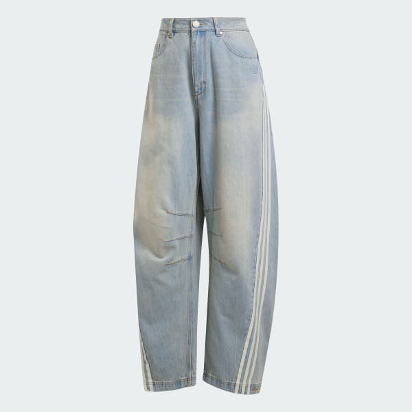 Multicolor Adilenium Barrel Leg Denim Pants