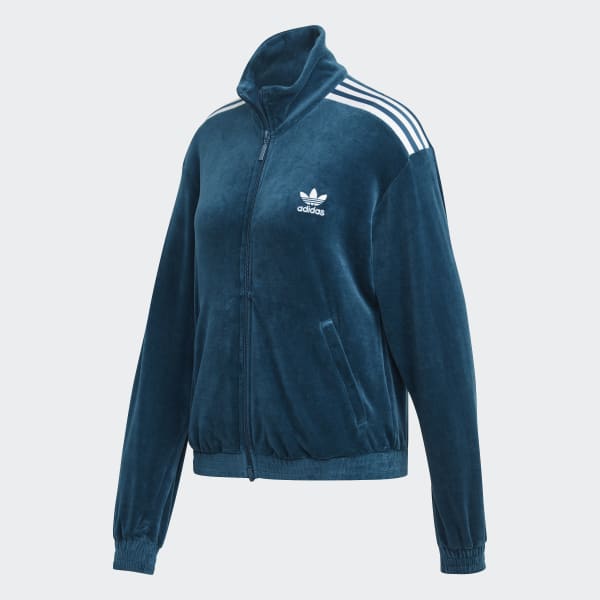 adidas green velvet tracksuit