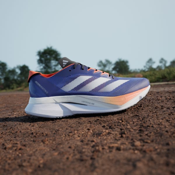Bla Adizero Boston 12 Sko