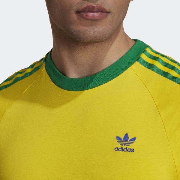 adidas 3-Stripes Tee - Yellow | Men\'s Lifestyle | adidas US