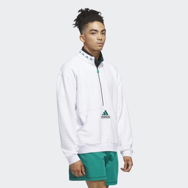 adidas Equipment Quarter-Zip - White | Free Shipping with adiClub