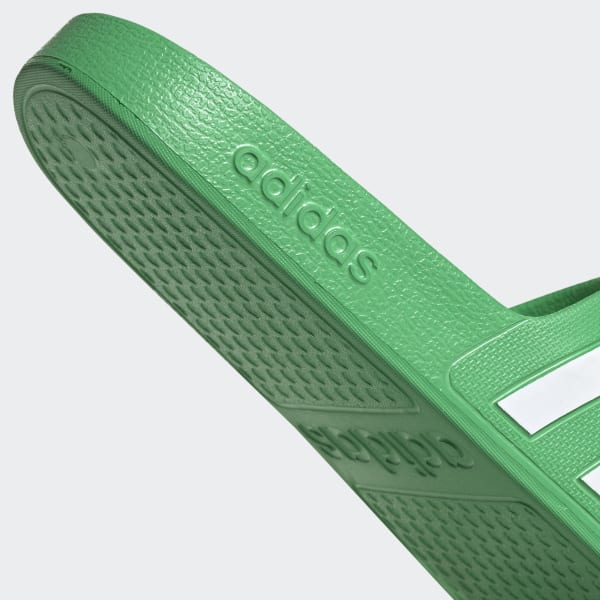 สีเขียว รองเท้าแตะ Adilette Aqua DBF11